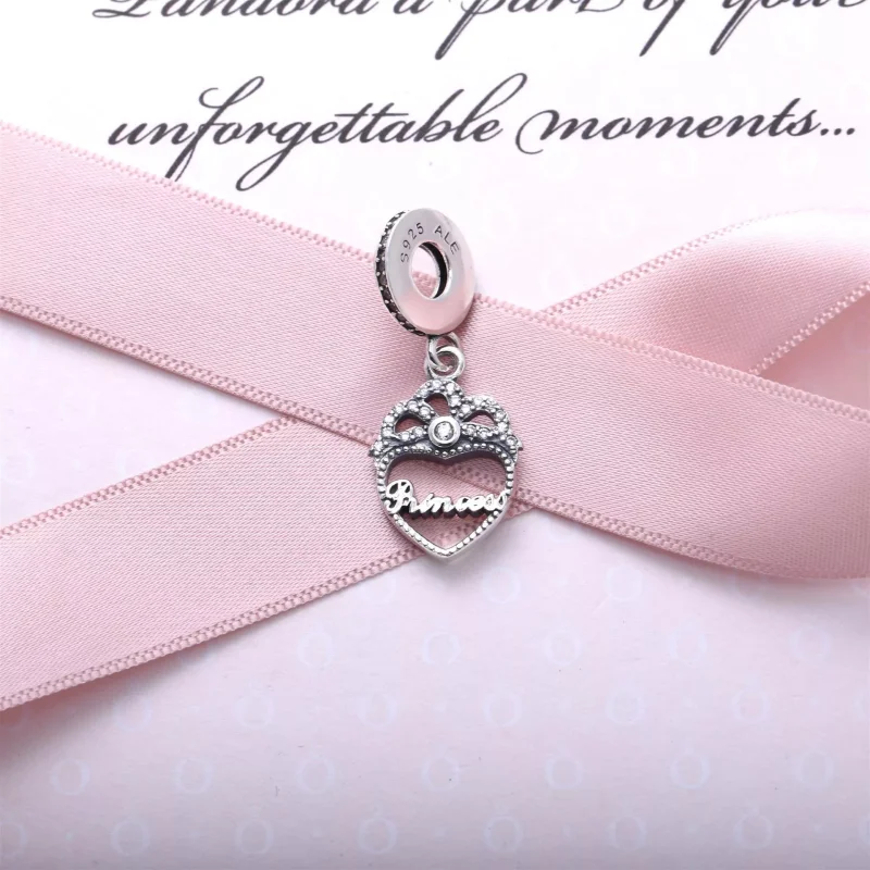 (bild till) Pandora Hängberlock Prinsessan Crown Heart - 791962Cz - View 2