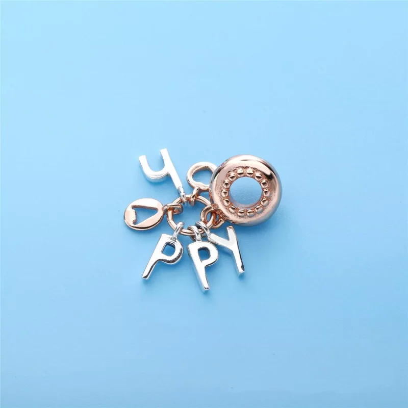 (bild till) Pandora Hängberlock Var Glad 14 Karat Roséguld - 787017Npo - View 4