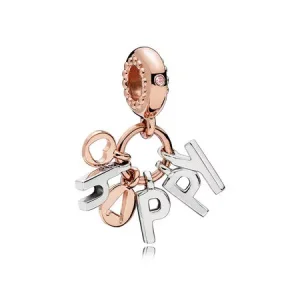 (bild till) Pandora Hängberlock Var Glad 14 Karat Roséguld - 787017Npo