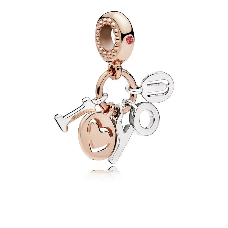 (bild till) PANDORA I Love You Letters Hängberlock 786596CZR - View 2
