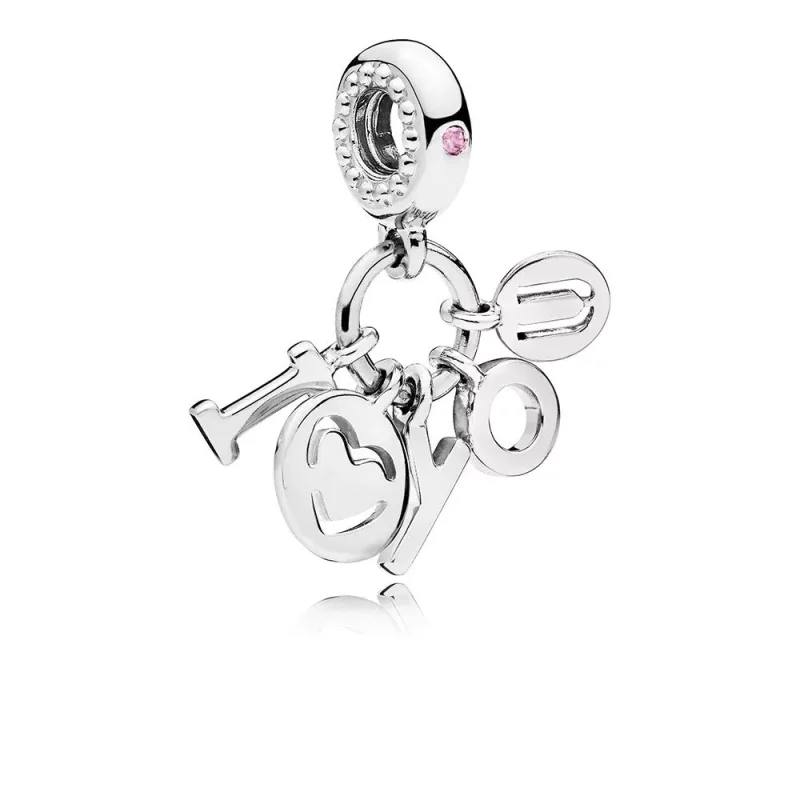 (bild till) PANDORA I Love You Letters Hängberlock 796596FPC - View 2