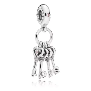 (bild till) PANDORA Keys of Love Hängberlock 797654NPMMX
