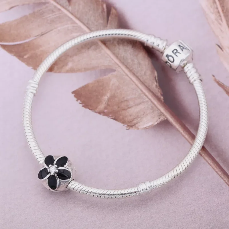 (bild till) Pandora Klämstopp Emaljblomma - 791408Cz - View 2