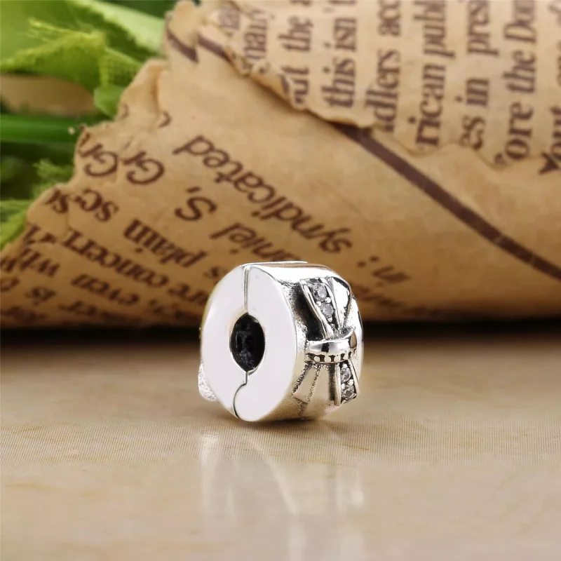 (bild till) Pandora Klämstopp Glänsande Rosett - 797304Cz - View 2