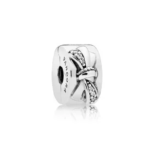 (bild till) Pandora Klämstopp Glänsande Rosett - 797304Cz