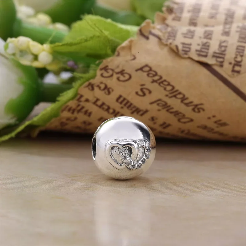 (bild till) Pandora Klämstopp Hjärtbindning - 792150Cz - View 2