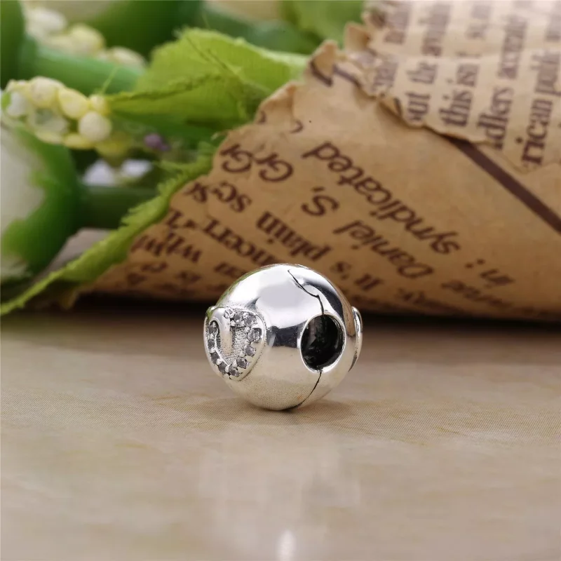 (bild till) Pandora Klämstopp Hjärtbindning - 792150Cz - View 3