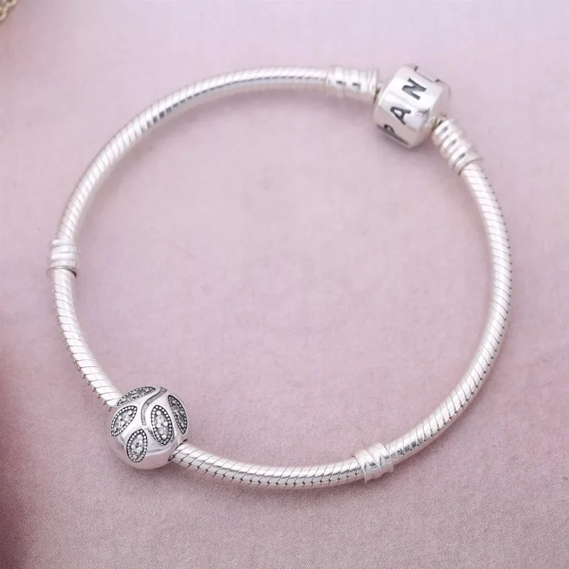 (bild till) Pandora Klämstopp Mousserande Löv - 791416Cz - View 2