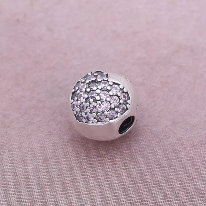 (bild till) Pandora Klämstopp Pavé Hjärta - 791053Cz - View 5