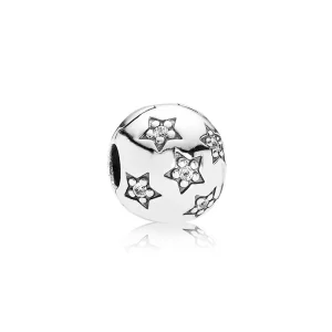 (bild till) Pandora Klämstopp Pavé Stjärna - 791058Cz