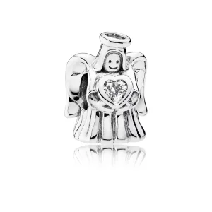 (bild till) PANDORA kärlekens ängel Berlock 792010CZ