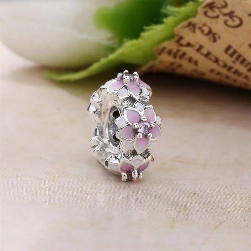 (bild till) PANDORA Magnolia Bloom Mellanled 792088PCZ - View 2