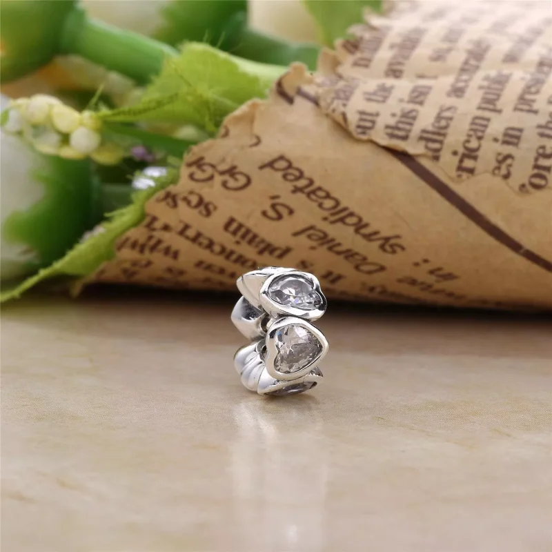 (bild till) Pandora Mellanled Mousserande Hjärta - 791252Czs - View 2