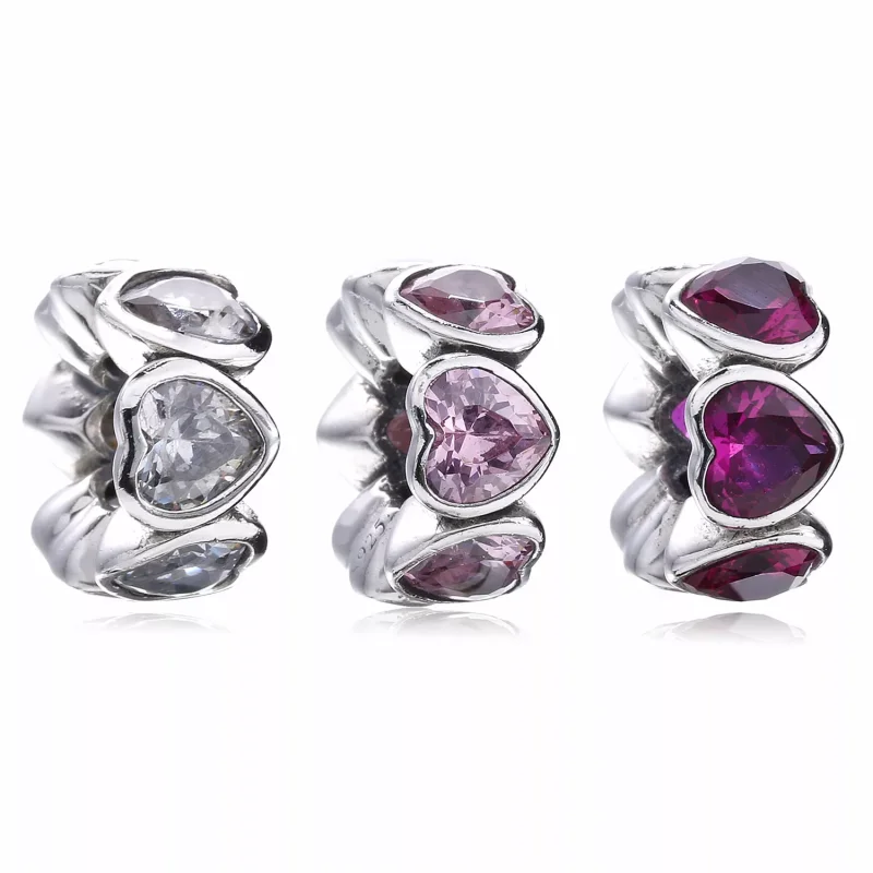 (bild till) Pandora Mellanled Mousserande Hjärta - 791252Czs - View 5
