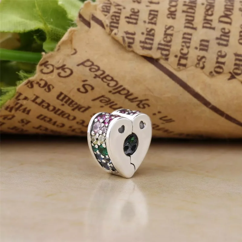 (bild till) PANDORA Multi-colour Arcs of Love Klämstopp 797020NRPMX - View 3
