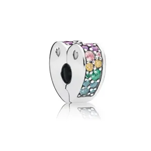 (bild till) PANDORA Multi-colour Arcs of Love Klämstopp 797020NRPMX
