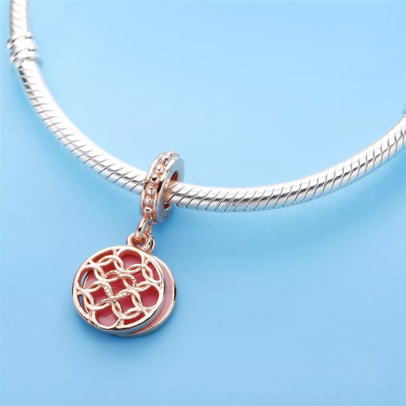 (bild till) PANDORA Pattern of Love Hängberlock 787040EN153 - View 4