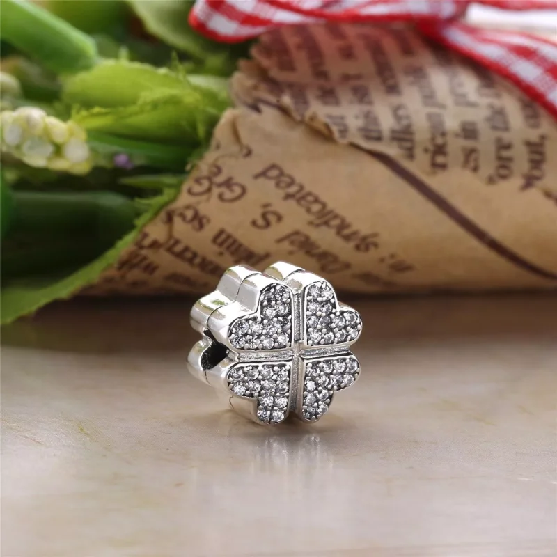 (bild till) PANDORA Petals of Love Klämstopp 791805CZ - View 2
