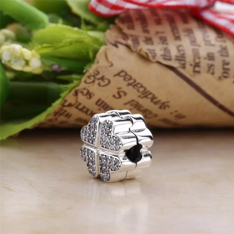 (bild till) PANDORA Petals of Love Klämstopp 791805CZ - View 3
