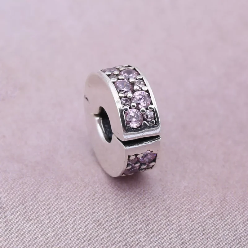 (bild till) PANDORA Pink Shining Elegance Klämstopp 791817PCZ - View 2