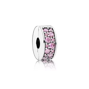 (bild till) PANDORA Pink Shining Elegance Klämstopp 791817PCZ