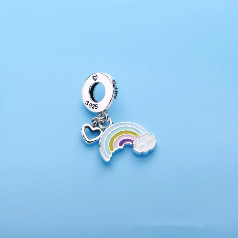 (bild till) PANDORA Rainbow & Cloud Hängberlock 797016ENMX - View 2