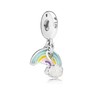 (bild till) PANDORA Rainbow & Cloud Hängberlock 797016ENMX