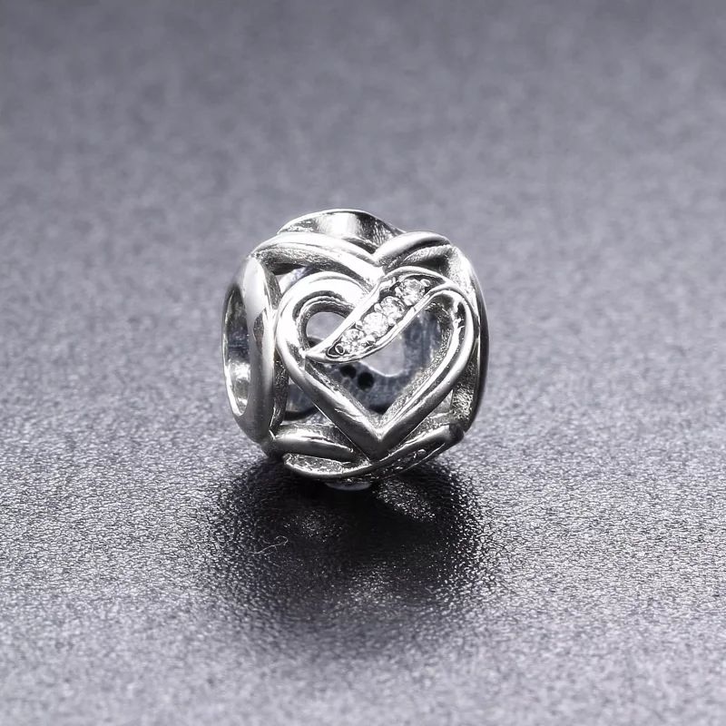 (bild till) PANDORA Ribbons of Love Berlock 792046CZ - View 2