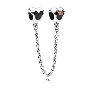 (bild till) Pandora Säkerhetskedja Disney, Mickey Och Minnie Mouse - 7501055889984P
