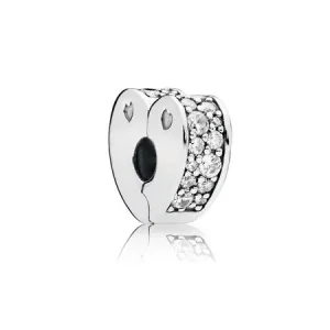 (bild till) PANDORA Sparkling Arcs of Love Klämstopp 797020CZ