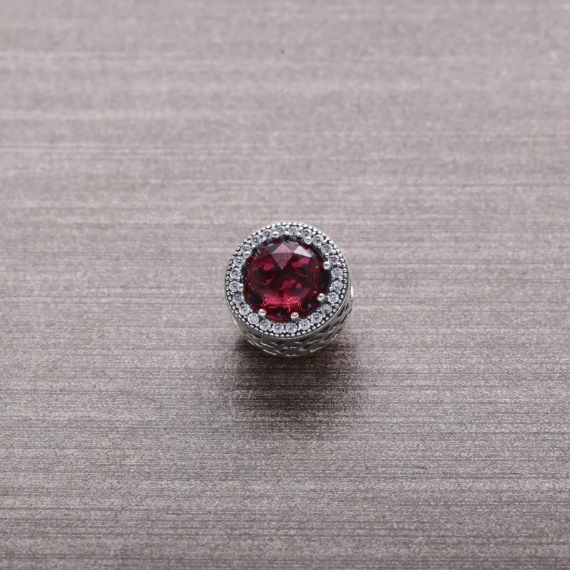 (bild till) PANDORA Sparkling Cerise Pink Berlock 791725NCC - View 2
