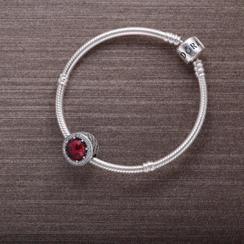 (bild till) PANDORA Sparkling Cerise Pink Berlock 791725NCC - View 4