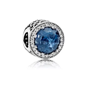 (bild till) PANDORA Sparkling Dark Blue Berlock 791725NMB