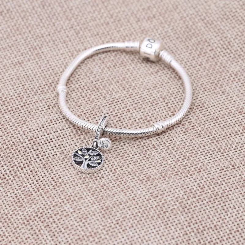 (bild till) PANDORA Sparkling Family Tree Hängberlock 791728CZ - View 2
