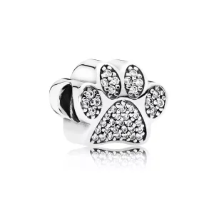 (bild till) PANDORA Sparkling Paw Print Berlock 791714CZ