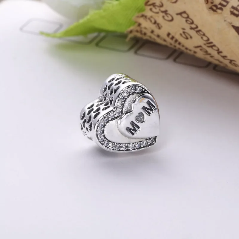 (bild till) PANDORA Tribute to Mum Berlock 792070CZ - View 2