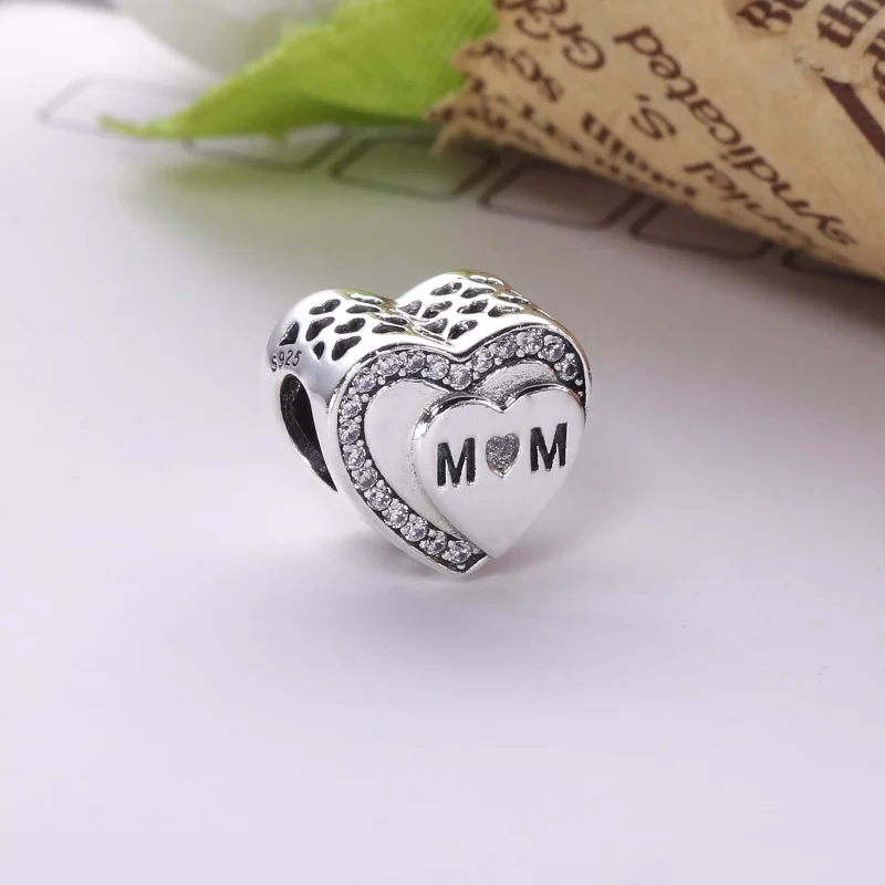 (bild till) PANDORA Tribute to Mum Berlock 792070CZ - View 3