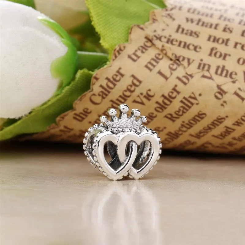 (bild till) PANDORA United Regal Hearts Charm Berlock 797670 - View 2