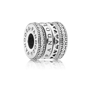 (bild till) Spinning Hearts of PANDORA Berlock 797402CZ