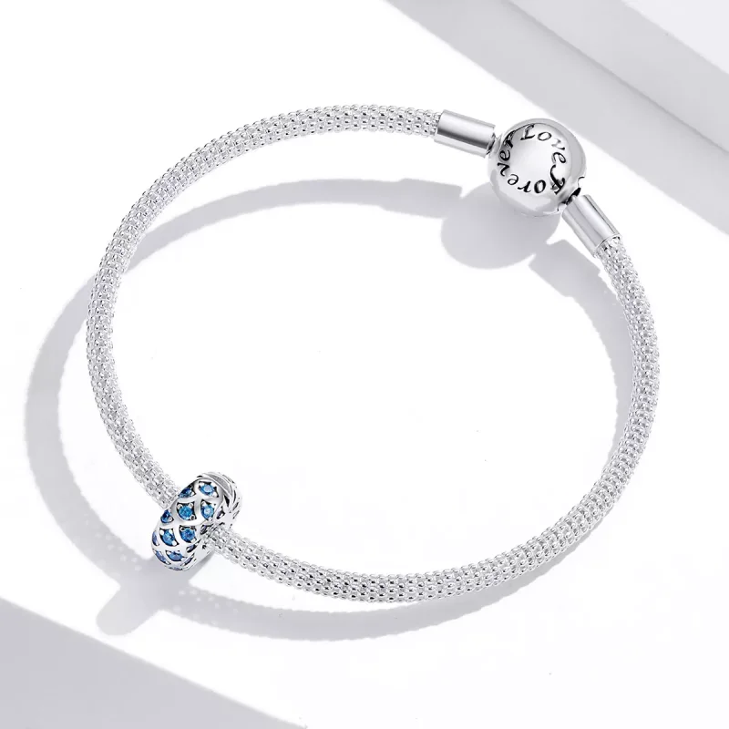 (bild till) Pandora Stil Klämstopp Blå Elegans - Scc1513 - View 3