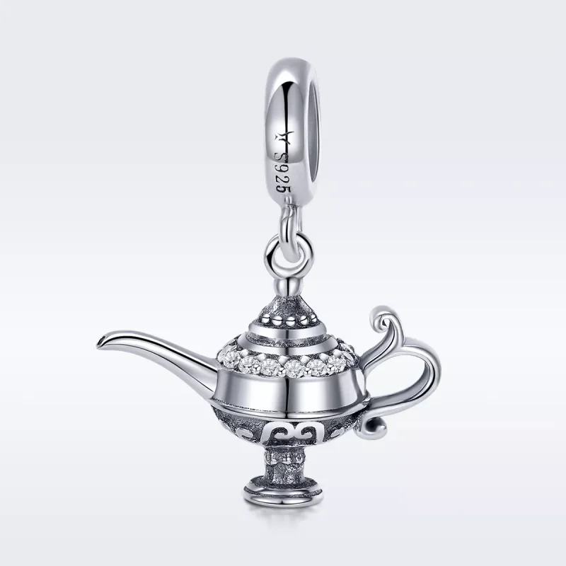 (bild till) Pandora Stil Hängberlock Aladdins Lampa - Scc703 - View 3