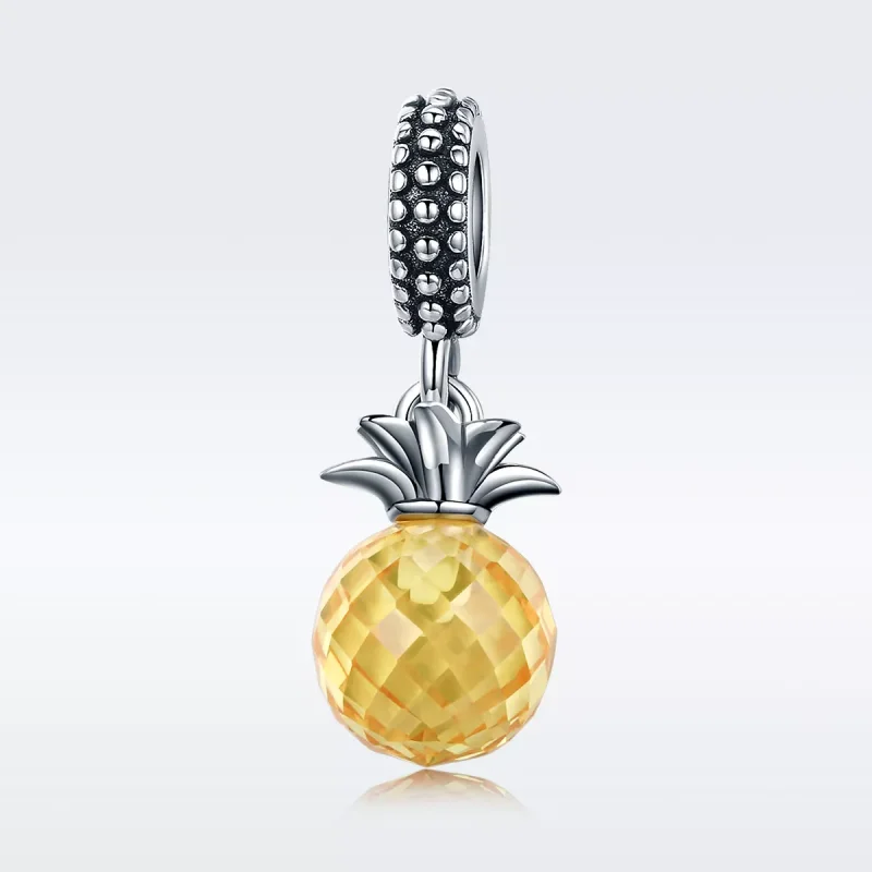 (bild till) Pandora Stil Hängberlock Ananas - Scc150 - View 2