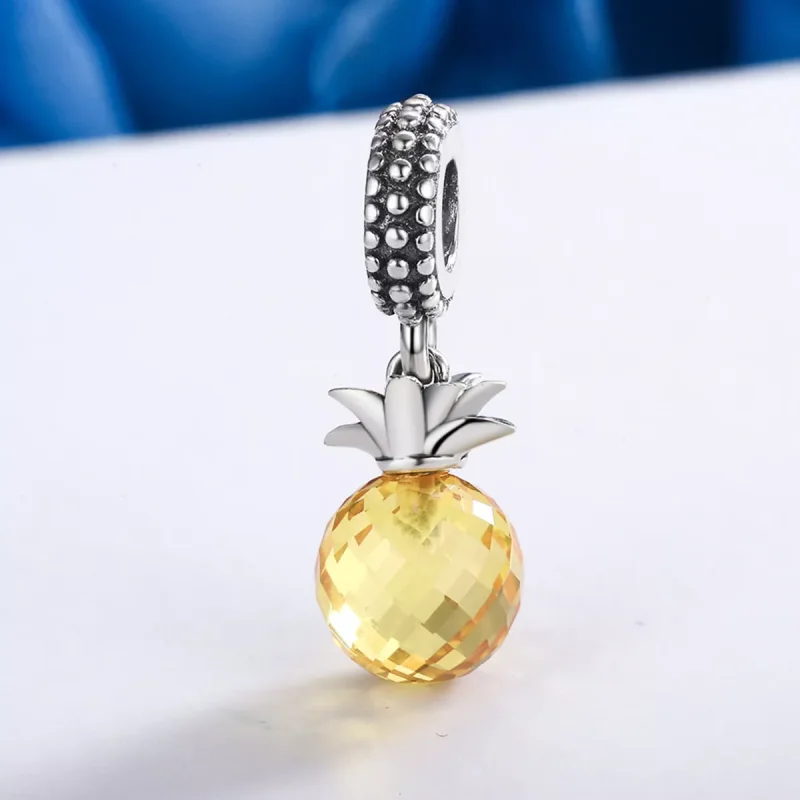 (bild till) Pandora Stil Hängberlock Ananas - Scc150 - View 4