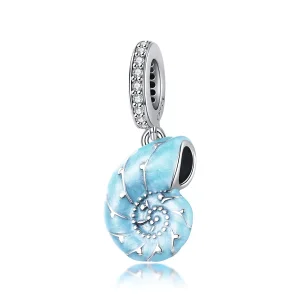 Pandora Stil Hängberlock Blue Conch - Scc1560 (bild till) Pandora Stil Hängberlock Blue Conch - Scc1560