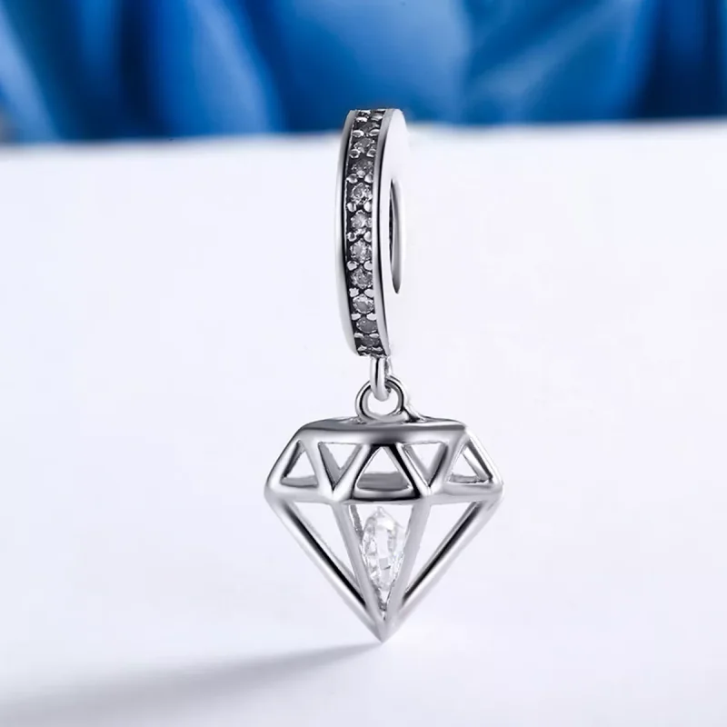 (bild till) Pandora Stil Hängberlock Diamant - Scc186 - View 4