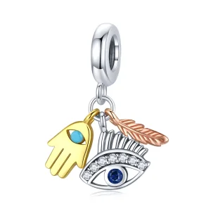 (bild till) Pandora Stil Hängberlock Egypten - Lucky Guardian - Scc1860