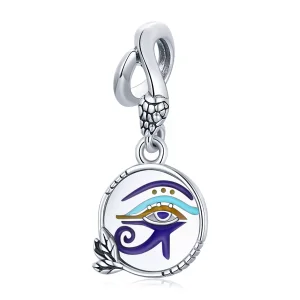 (bild till) Pandora Stil Hängberlock Egypten - Twin Eyes - Scc1857