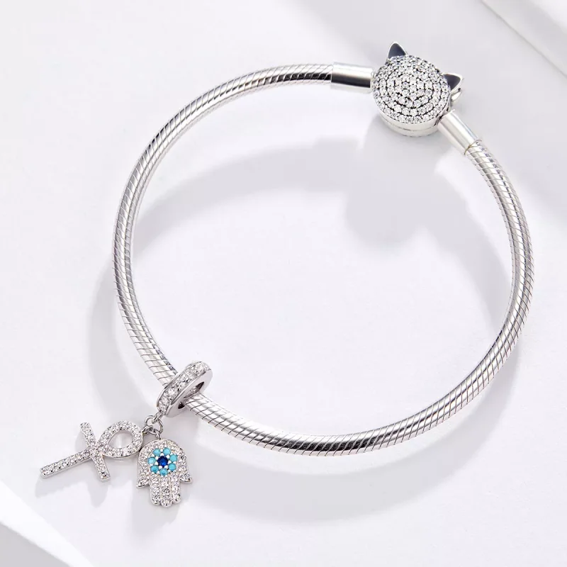 (bild till) Pandora Stil Hängberlock Fatimas Hand - Bsc084 - View 3