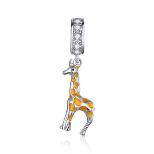 (bild till) Pandora Stil Hängberlock Giraff - Bsc258