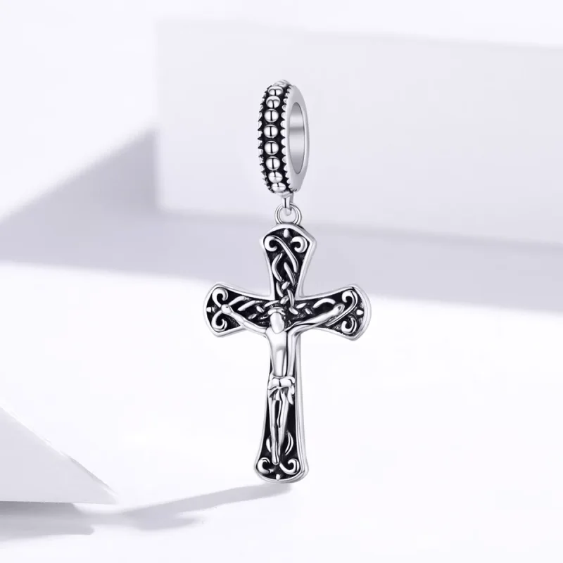 (bild till) Pandora Stil Hängberlock Jesu Kors - Scc1407 - View 2
